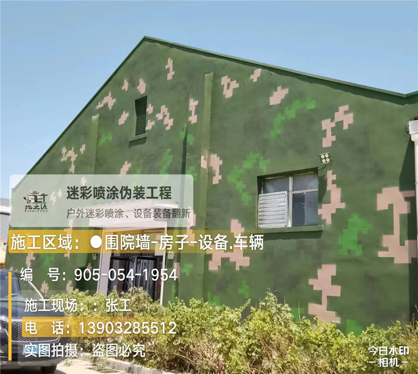 绍兴外墙数码迷彩漆施工报价清单（100㎡标准墙面测算）